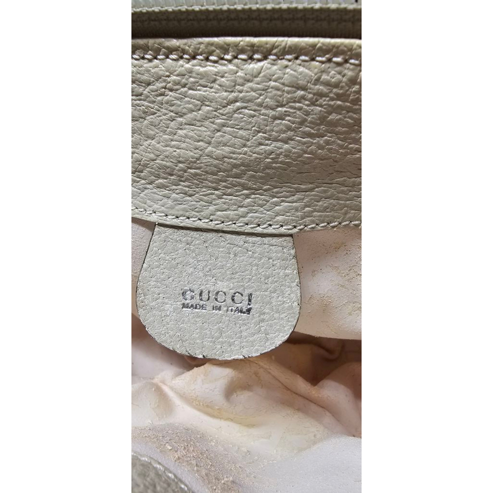90s Vintage Beige/ Cream Gucci Pouch - Picture 9 of 9